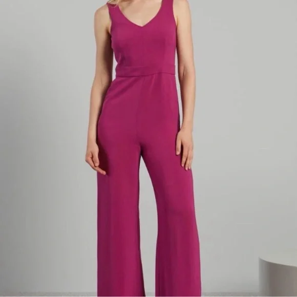 Crystal Sky Elegant Pink Sleeveless Jumpsuit - Picture 3 of 3